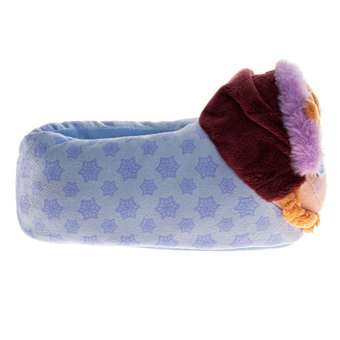 Disney Frozen 3D Slippers Anna & Elsa Warm Fluffy House Slippers for Girls (Toddlers)