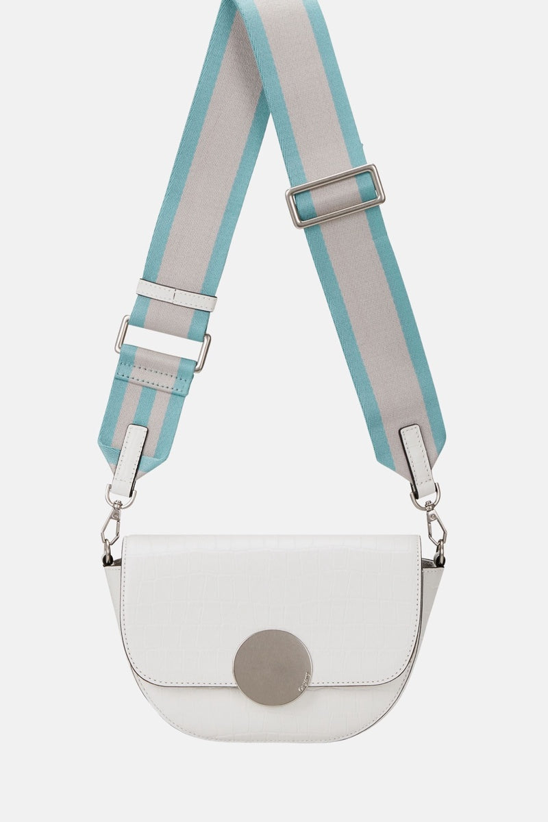  Oryany Oryany - Lottie Croco Crossbody Small Handbags - Off White / One Size - Default Title - Bonton