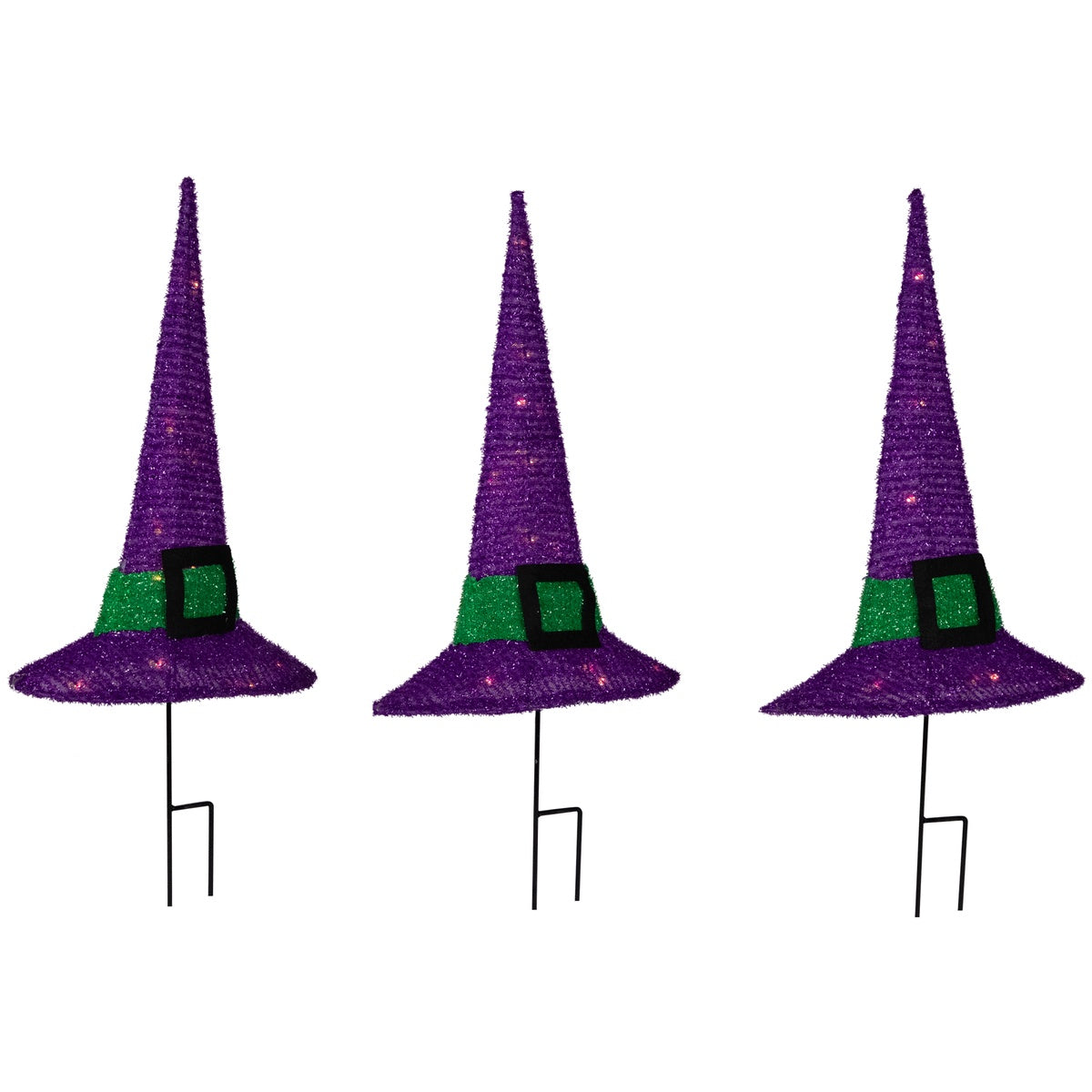  Northlight LED Lighted Witches Hat Outdoor Halloween Pathway Markers - 14