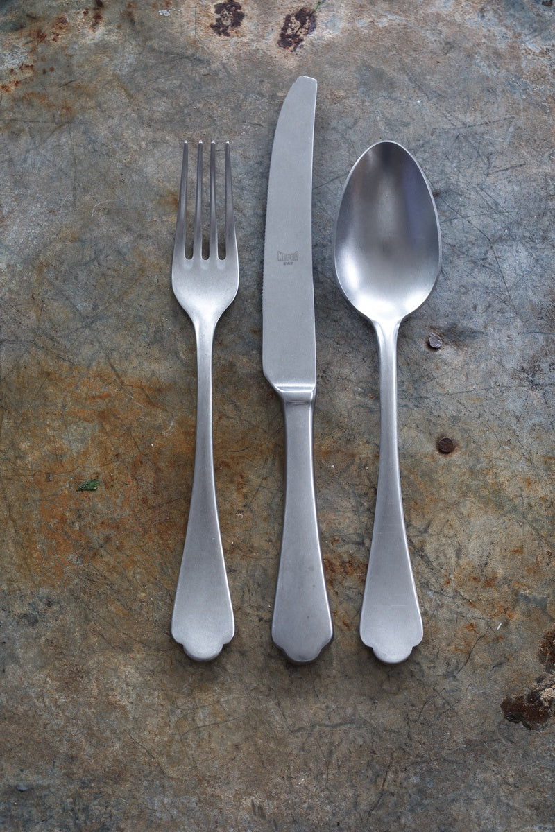  Mepra Dolce Vita Flatware Set - Pewter Silver - Bonton