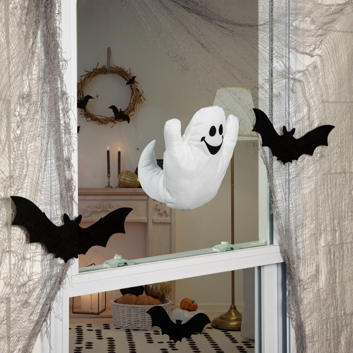  Northlight Ghastly Ghost 3-D Halloween Window Decoration - 10