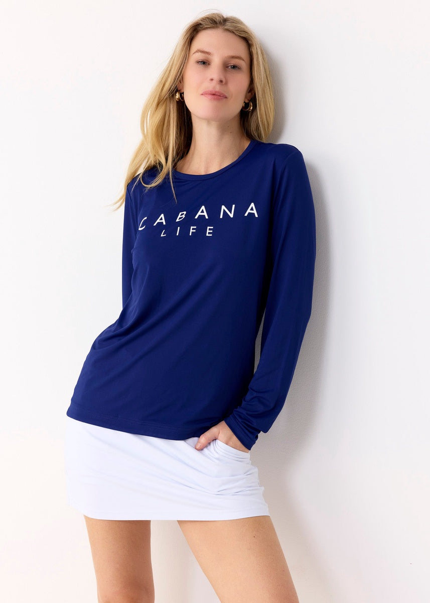  Cabana Life Navy Cabana Life Unisex Performance Shirt - XS - Bonton