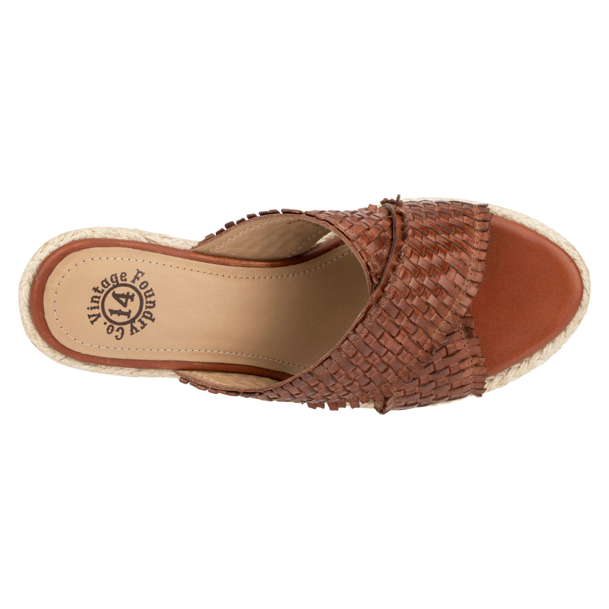  Vintage Foundry Co. Women's Lorie Wedge - Cognac - Bonton