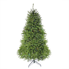 12' Pre-Lit Full Northern Pine Artificial Christmas Tree  Multi-Color LED Lights