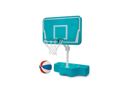 42 Inch Poolside Adjustable Basketball Hoop for In-Ground Pools