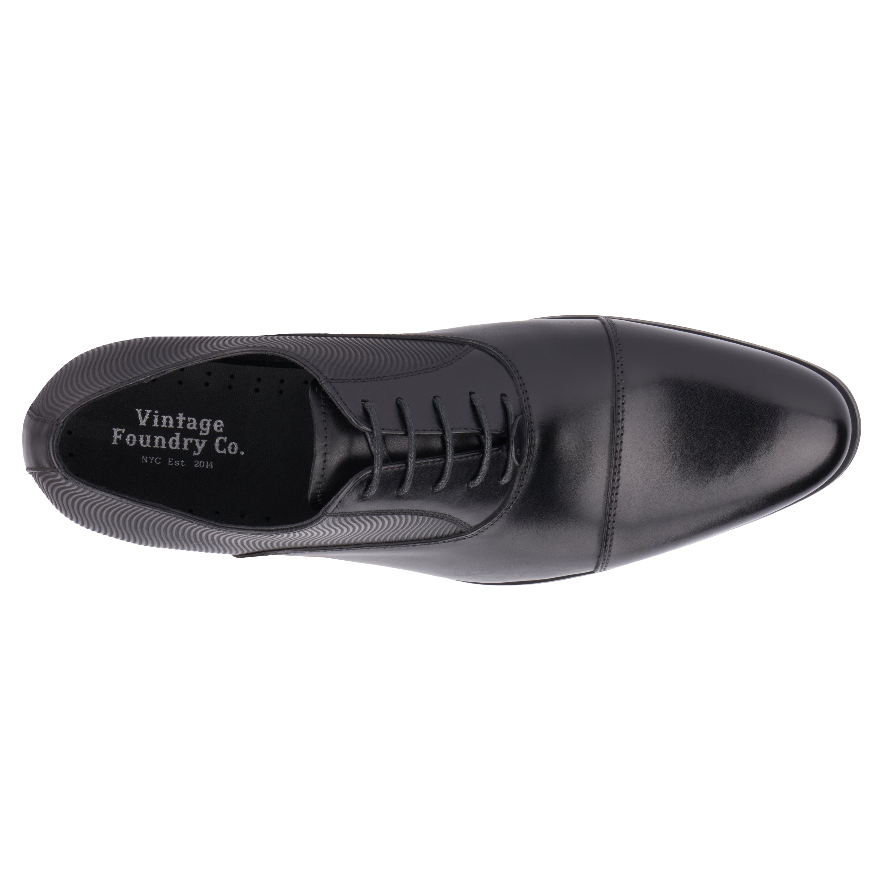  Vintage Foundry Co. Men's Hamilton Oxford Dress Shoe - Black - Bonton