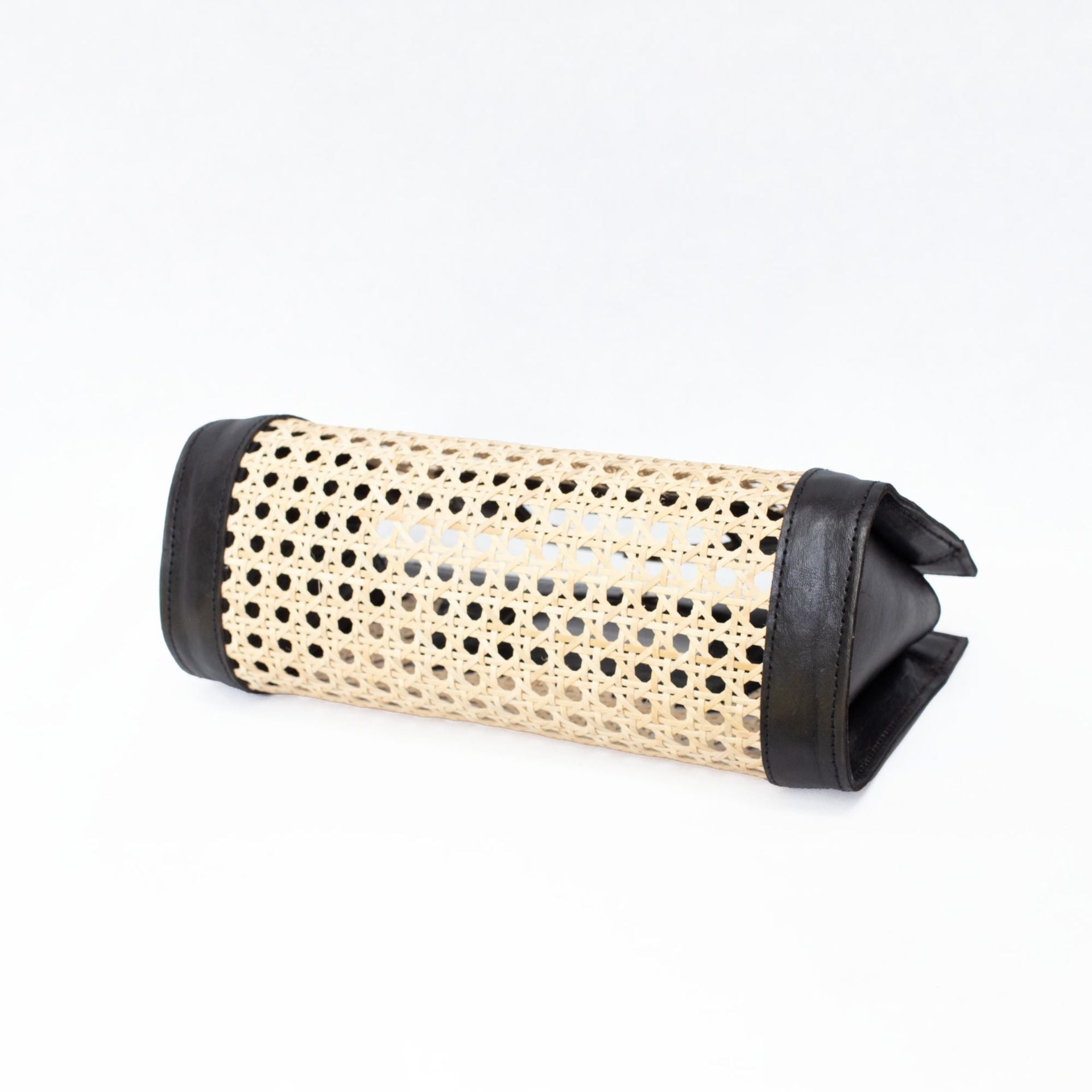  Jelavu Jelavu Venice Mini - Cane Leather Clutch - Black - Bonton