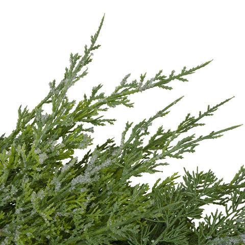 Real Touch™? Frosted Cedar and Pinecone Artificial Christmas Wreath - 26" - Unlit