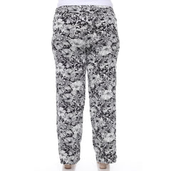 Plus Size Floral Paisley Palazzo Pants