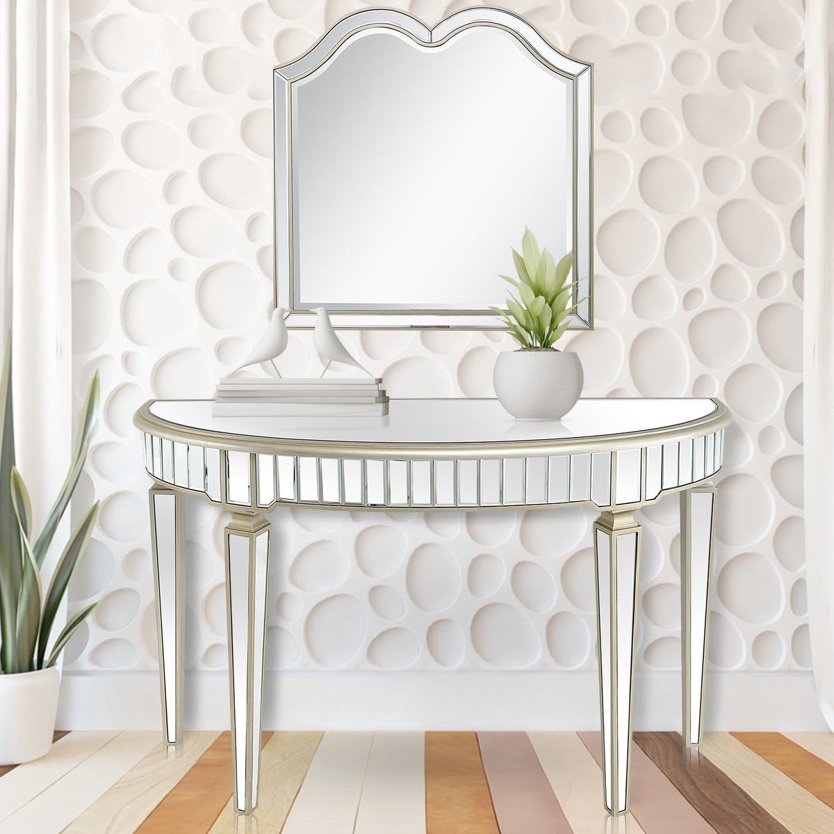  Marilyn Wall Mirror and Console Table - Mirror - Bonton