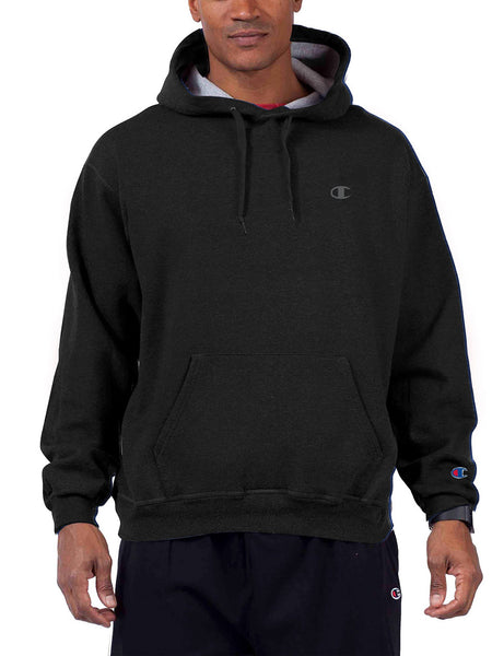 Champion mens black hoodie best sale