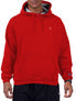  Champion Big And Tall Men's Powerblend Fleece Pullover Hoodie Sweatshirt - Red - Bonton