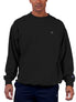  Champion Big And Tall Men's Powerblend Fleece Pullover Crew Sweatshirt - Black - Bonton