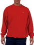  Champion Big And Tall Men's Powerblend Fleece Pullover Crew Sweatshirt - Red - Bonton