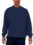  Champion Big And Tall Men's Powerblend Fleece Pullover Crew Sweatshirt - Navy - Bonton