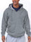 Champion Big And Tall Men's Powerblend Fleece Full Zipper Hoodie Sweatshirt