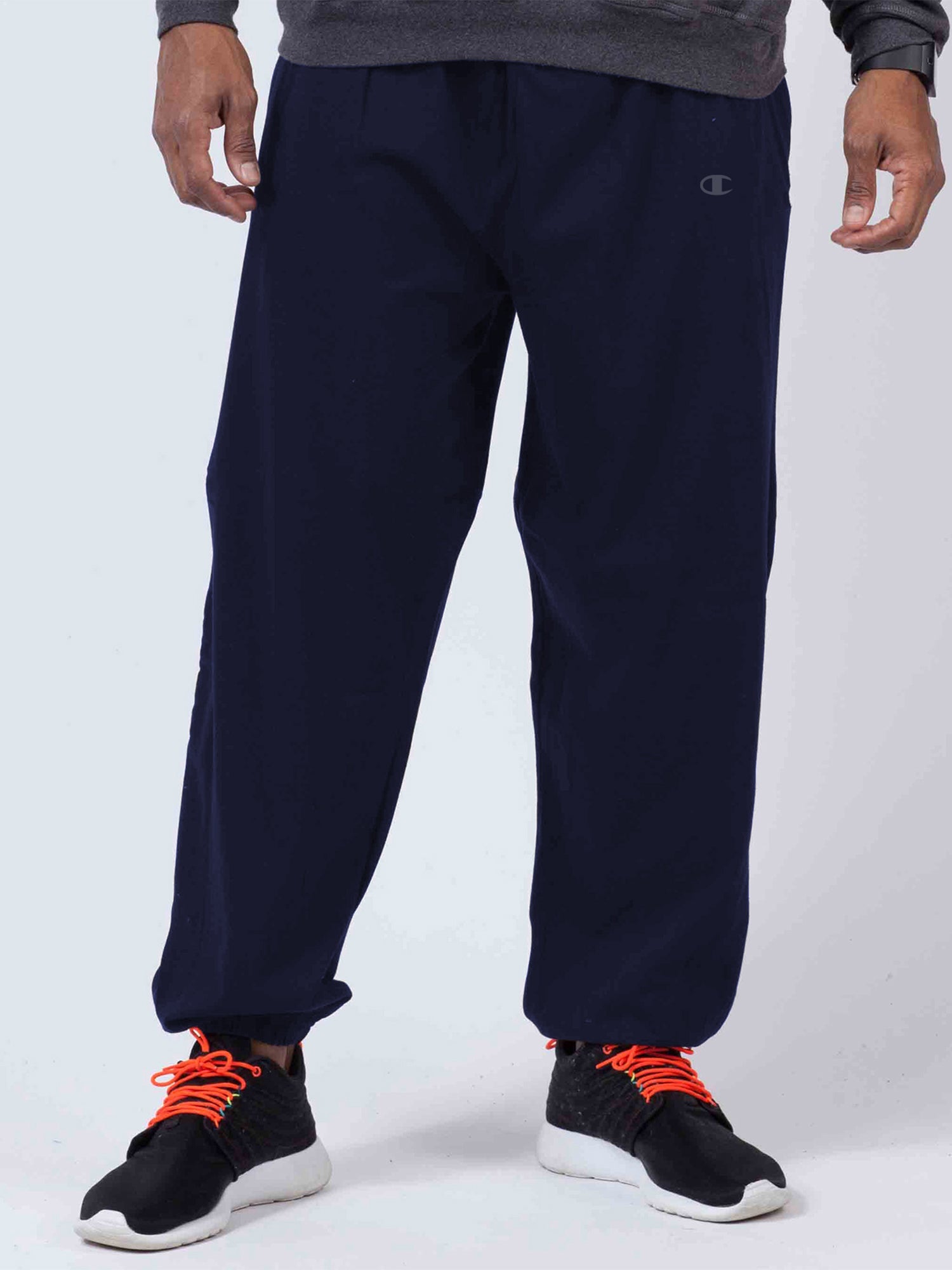  Champion Big And Tall Men's Powerblend Fleece Sweat Pant - Navy - Bonton