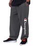  Champion Champion Big And Tall Men's 100% Cotton Jersey Sweatpants - Granite Heather - Bonton