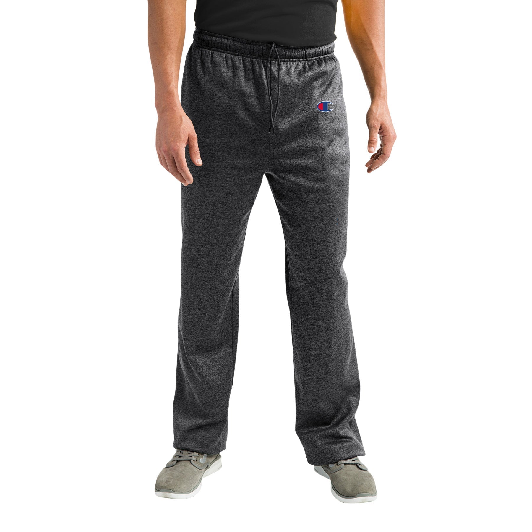  Champion Champion Big And Tall Men's 100% Cotton Jersey Sweatpants - Granite Heather - Bonton