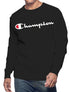  Champion Champion Big And Tall Men's 100% Cotton Long Sleeve Teeshirt - Black - Bonton