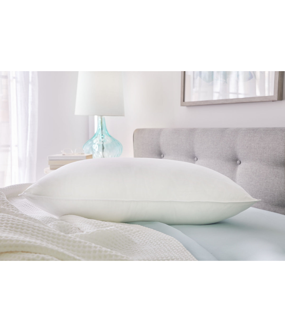  Living Quarters Hotel Chamber Down and Feather Pillow - White - Bonton