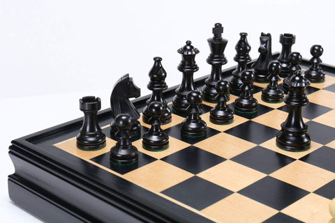Championship Chess Pieces with Storage Board - Chess Set - Chess-House