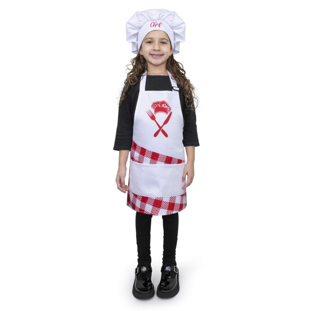  Dress Up America Chef Apron Costume Set - Kids by Dress Up America - M/L - Bonton