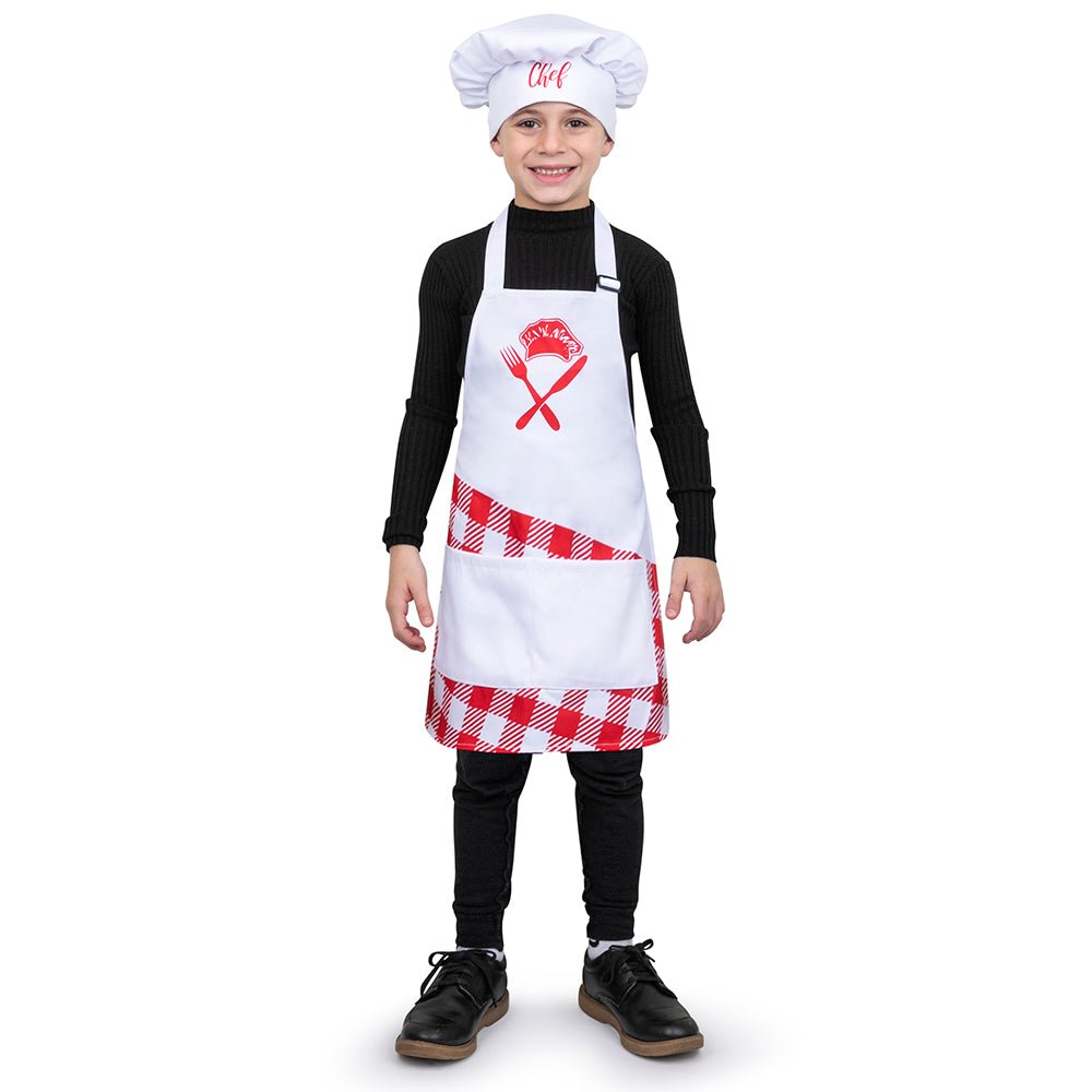  Dress Up America Chef Apron Costume Set - Kids by Dress Up America - M/L - Bonton
