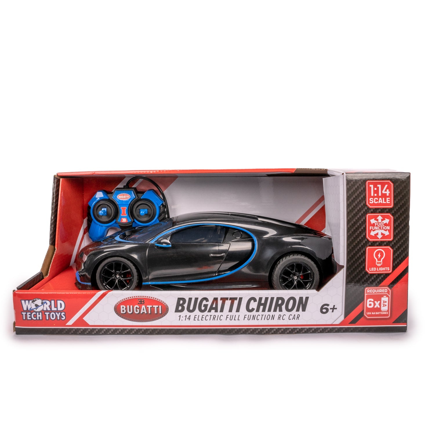  HobbyTron Bugatti Chiron 1:14 RTR Electric RC Car - Default Title - Bonton