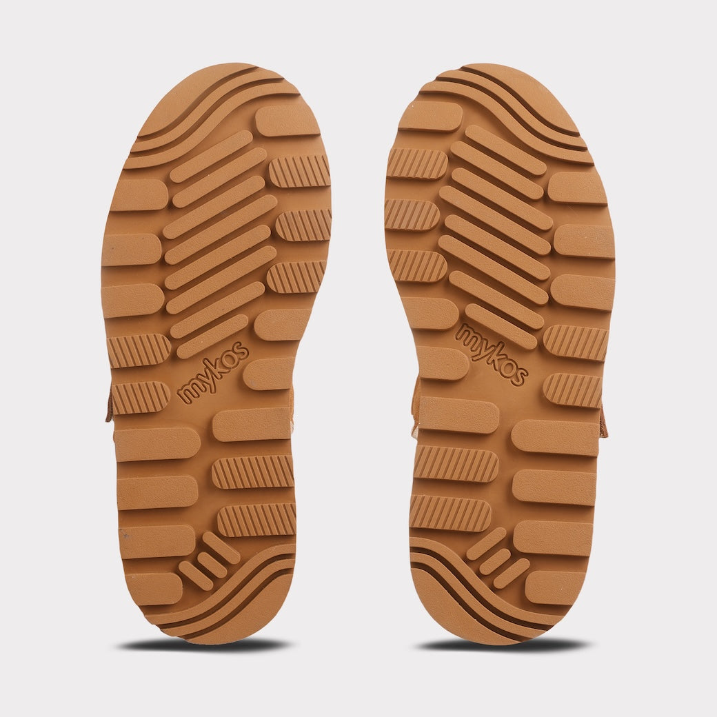  Mykos Ciara Women's Hook & Loop Sandal - Sand - Bonton