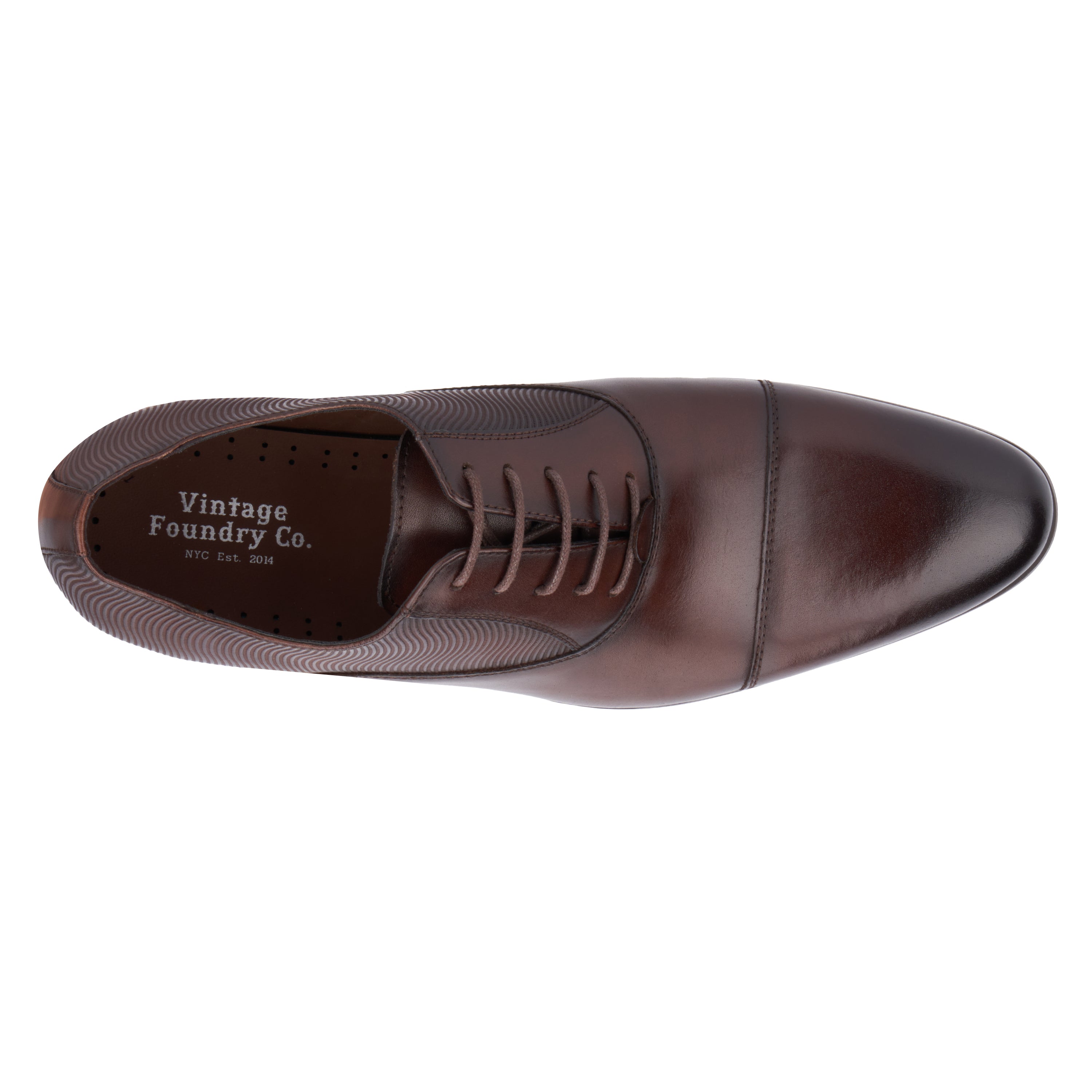  Vintage Foundry Co. Men's Hamilton Oxford Dress Shoe - Black - Bonton