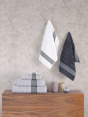 Circle in Square 6 Piece Towel Set