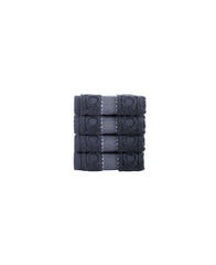 Circle in Square 4 Piece Wash Towel Set