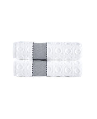 Circle in Square Bath Towel 2 Piece Set