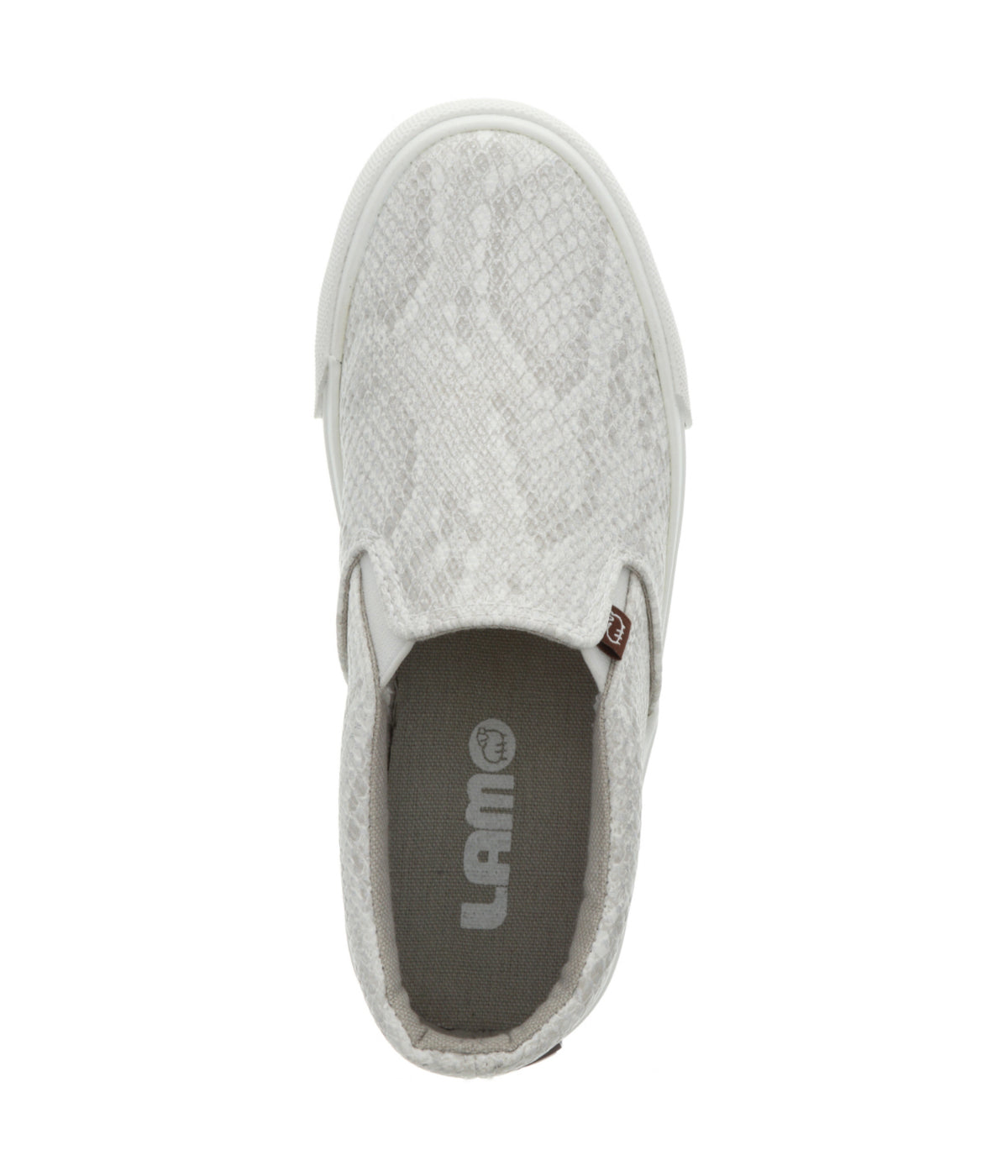  Lamo Piper Kids' Fashion Sneakers - White Snakeskin - Bonton