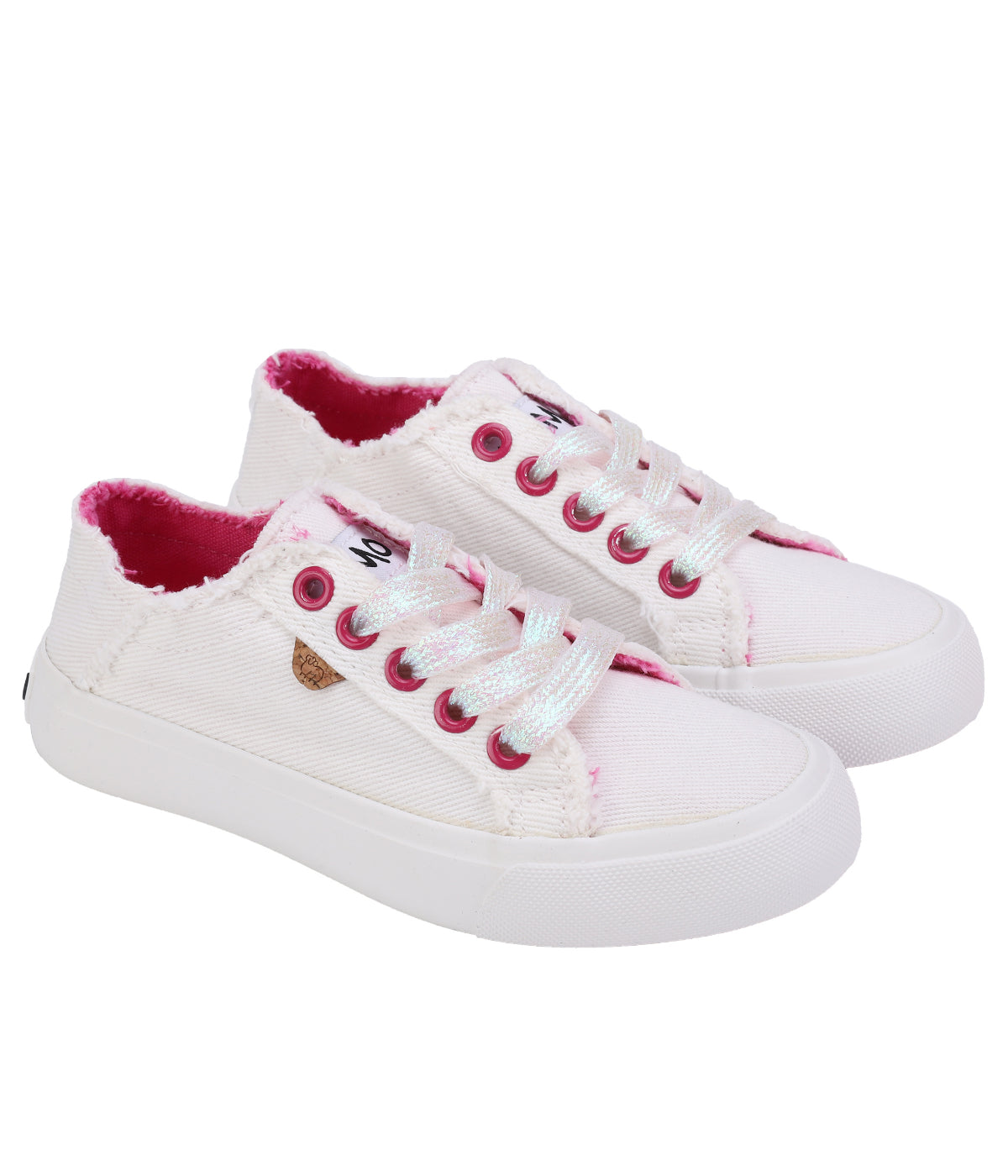  Lamo Vita Kid's Fashion Sneakers - Washed White - Bonton