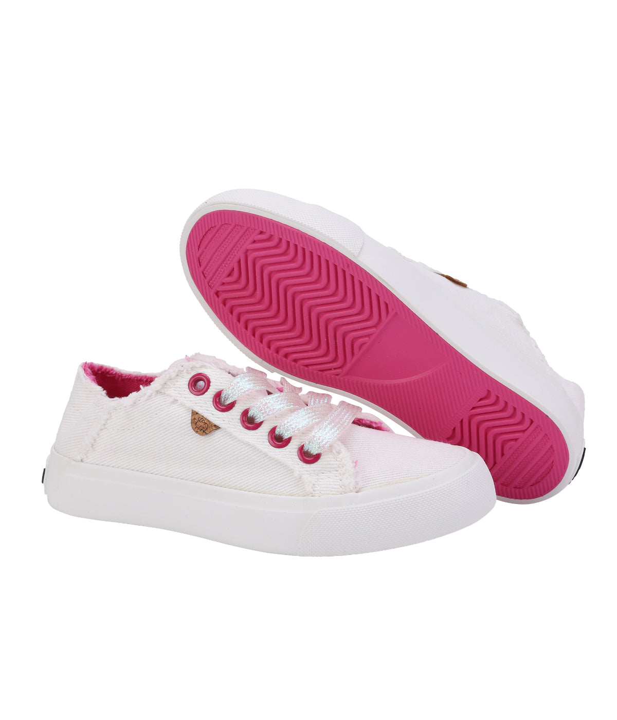  Lamo Vita Kid's Fashion Sneakers - Washed White - Bonton