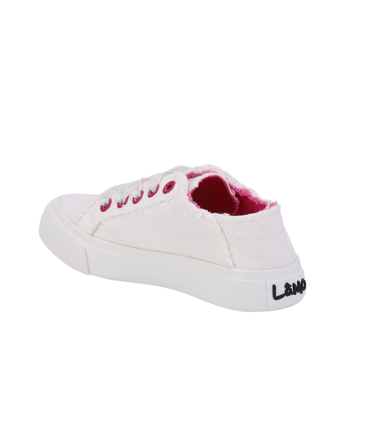  Lamo Vita Kid's Fashion Sneakers - Washed White - Bonton