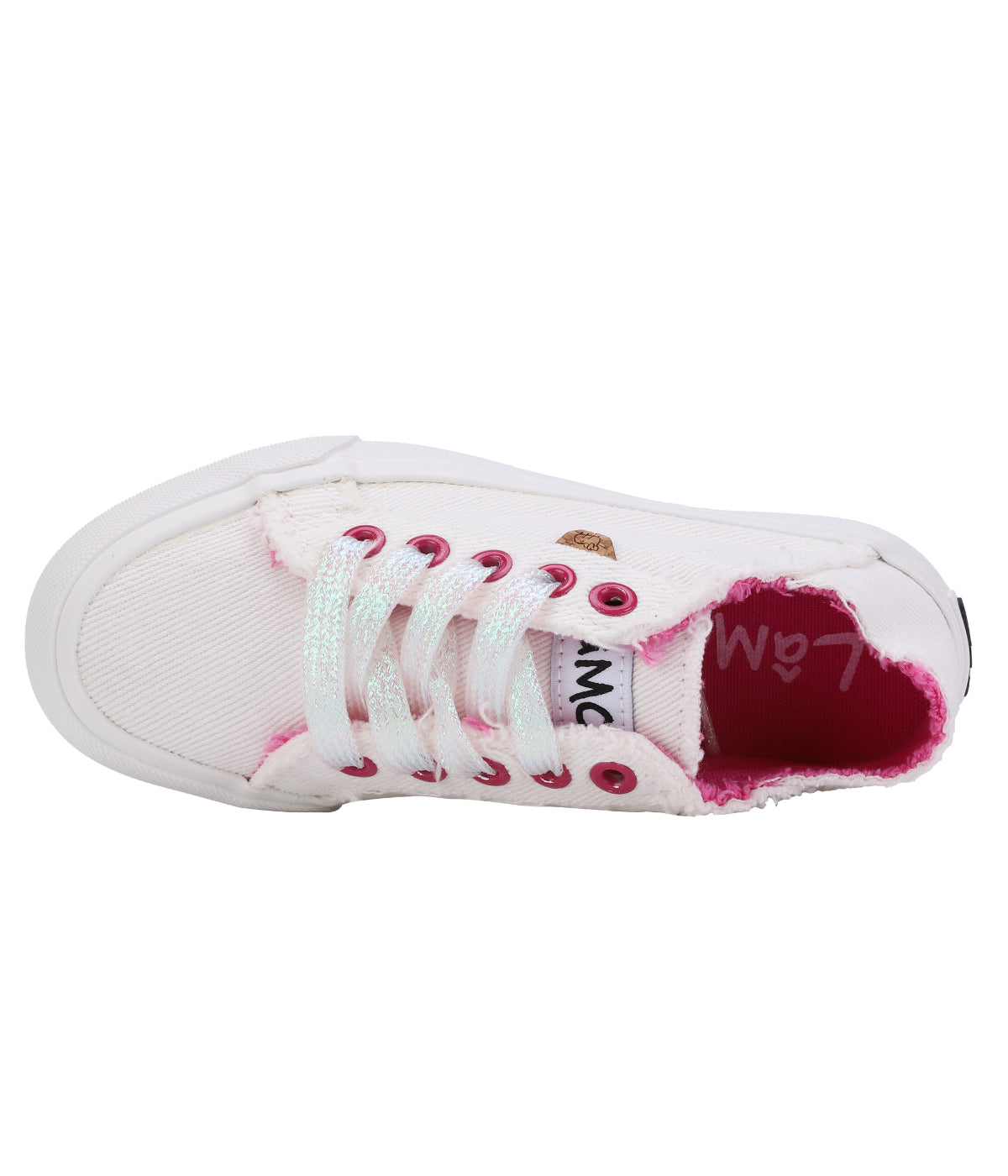  Lamo Vita Kid's Fashion Sneakers - Washed White - Bonton