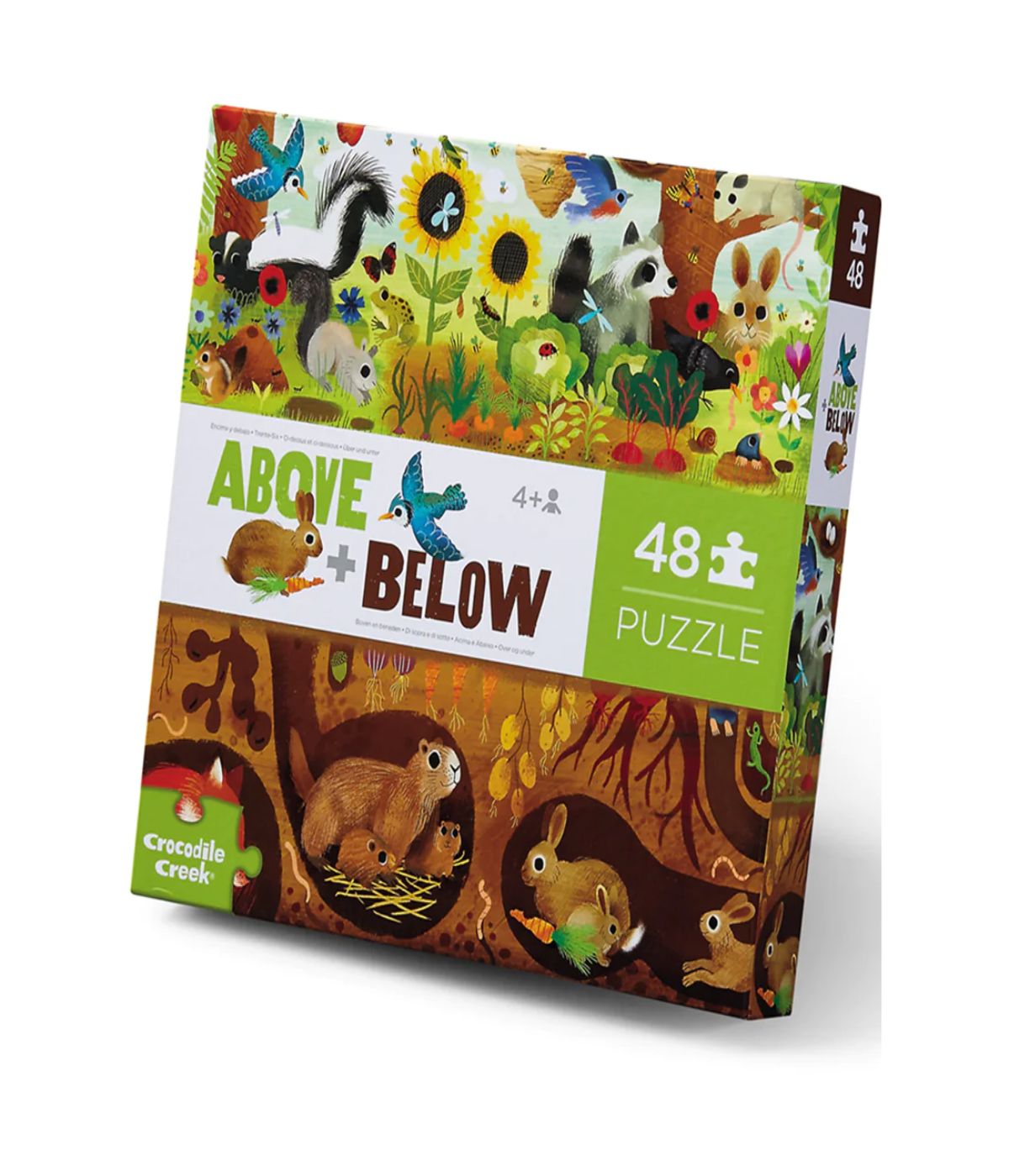  Above & Below - Backyard Discovery Floor Puzzle: 48 Pcs Multi - Multi - Bonton