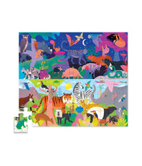 Opposites - Night & Day Floor Puzzle 48 Pcs Multi