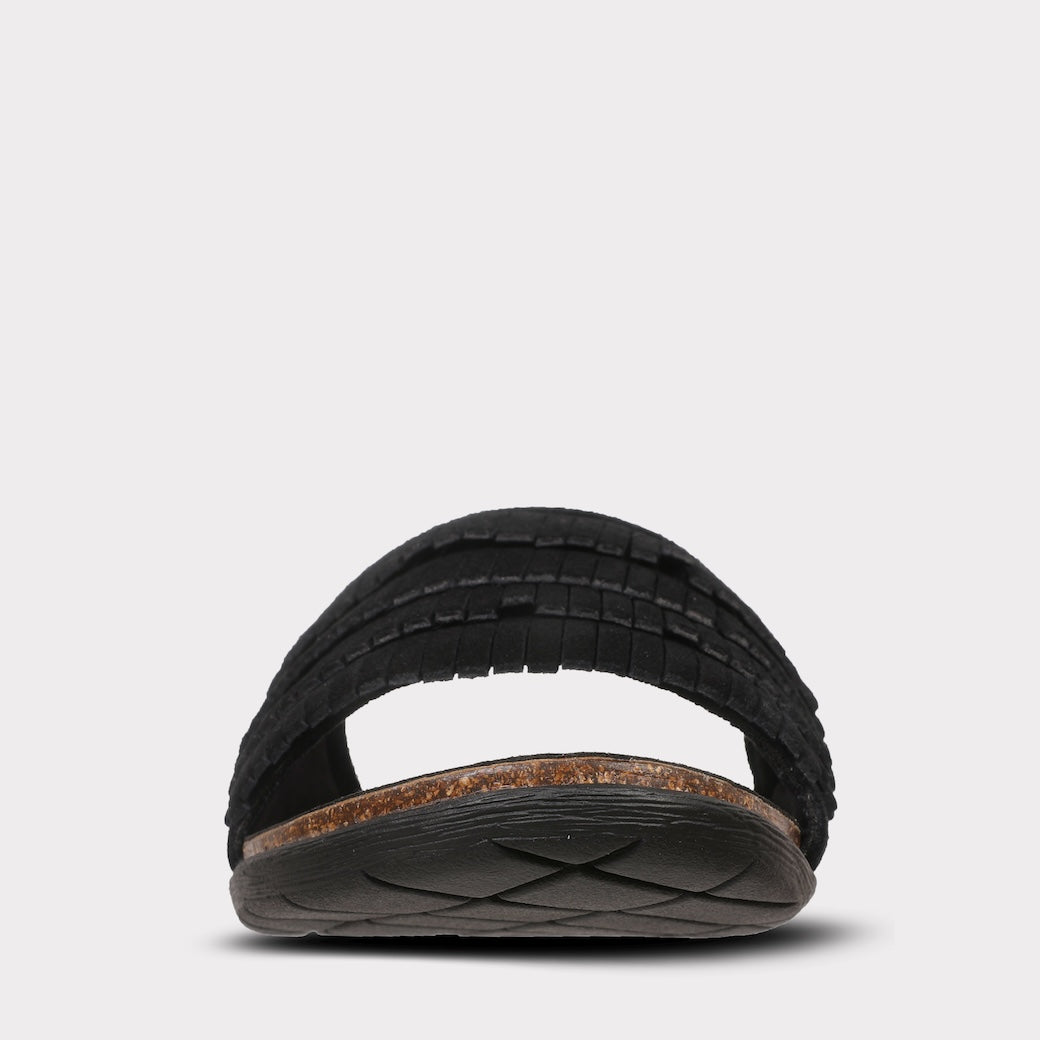  Mykos Clea Women's Slide Sandal - Black - Bonton