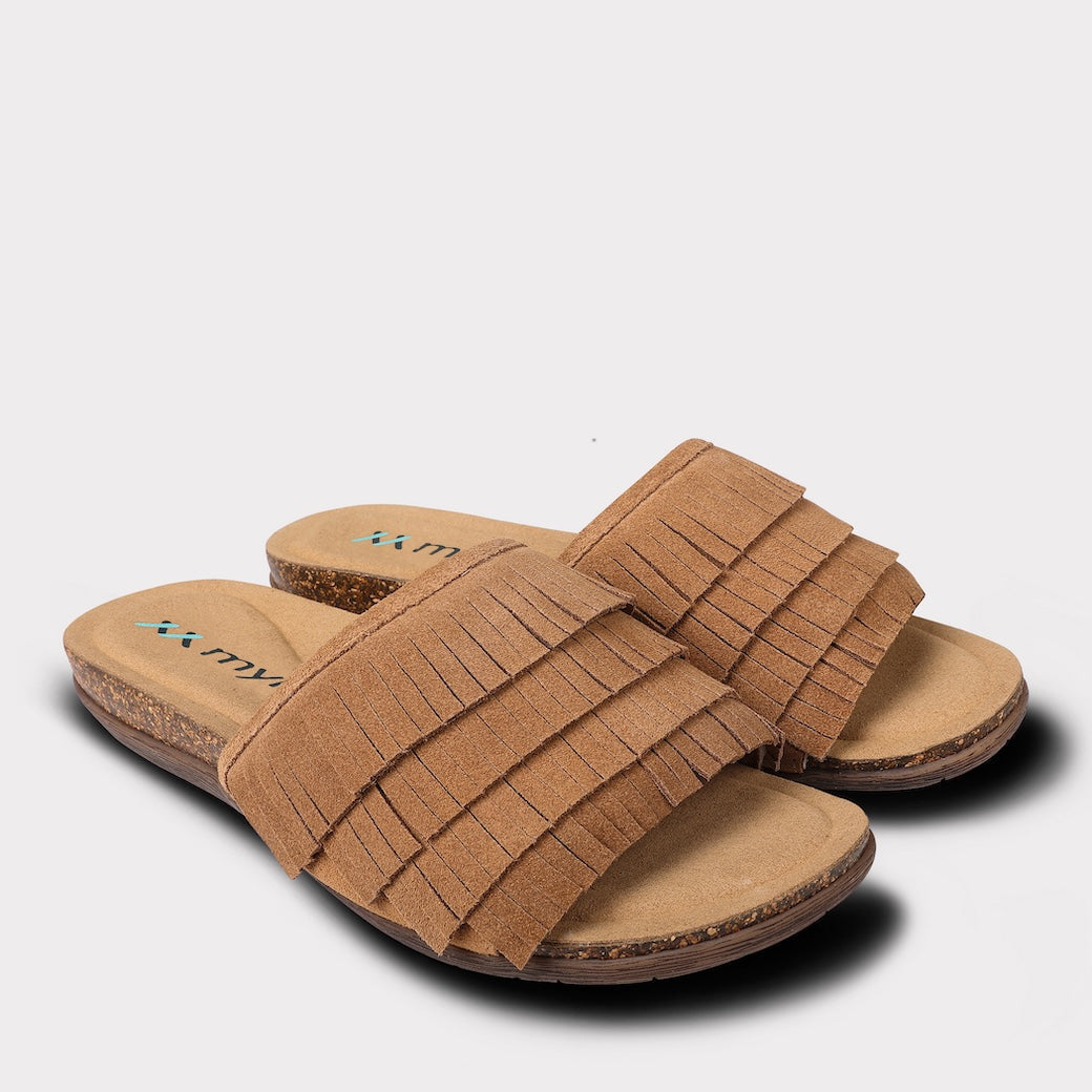  Mykos Clea Women's Slide Sandal - Black - Bonton