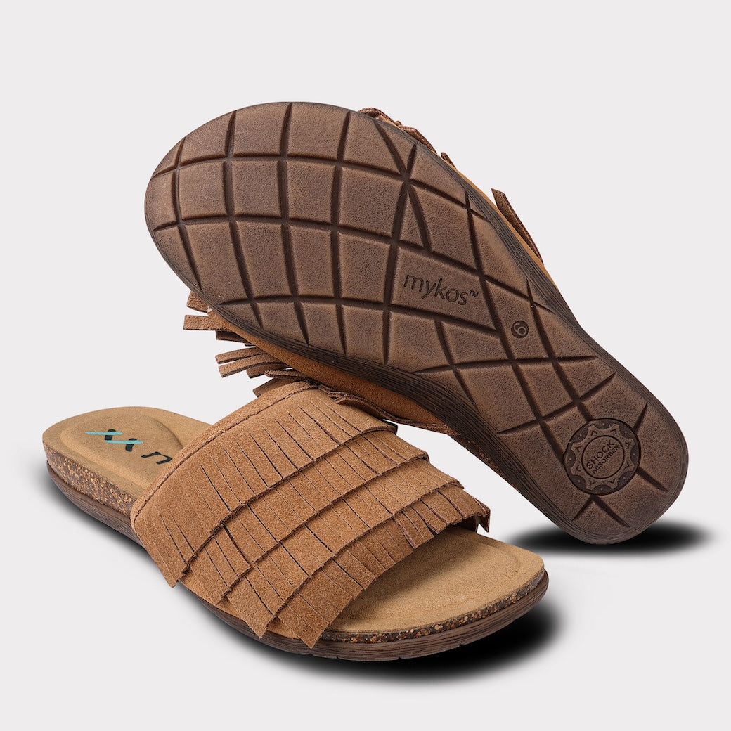  Mykos Clea Women's Slide Sandal - Black - Bonton