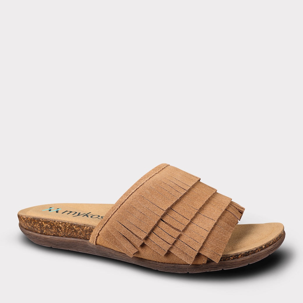  Mykos Clea Women's Slide Sandal - Black - Bonton