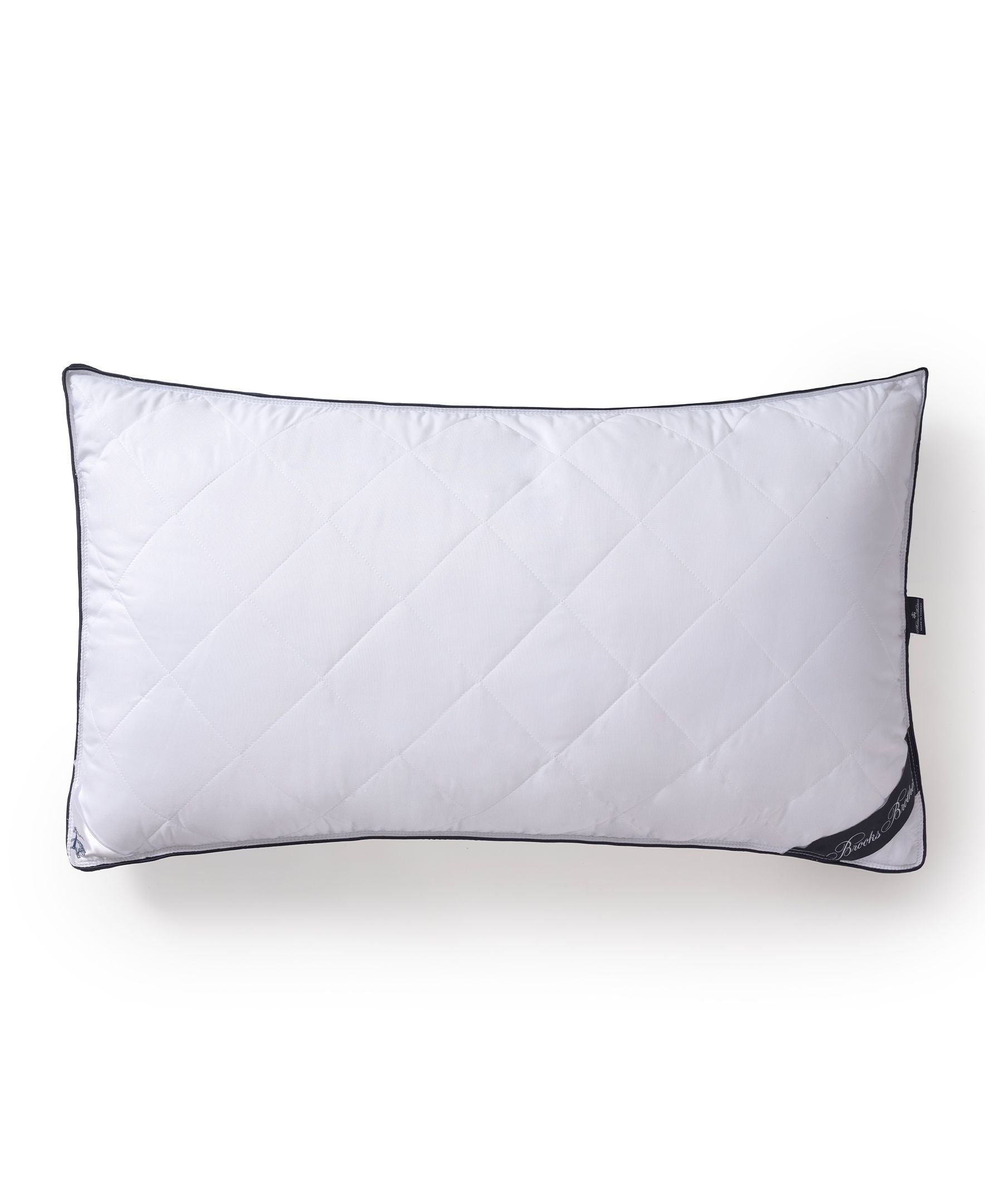  Brooks Brothers Climate Pillow with Microgel Filling - White - Bonton