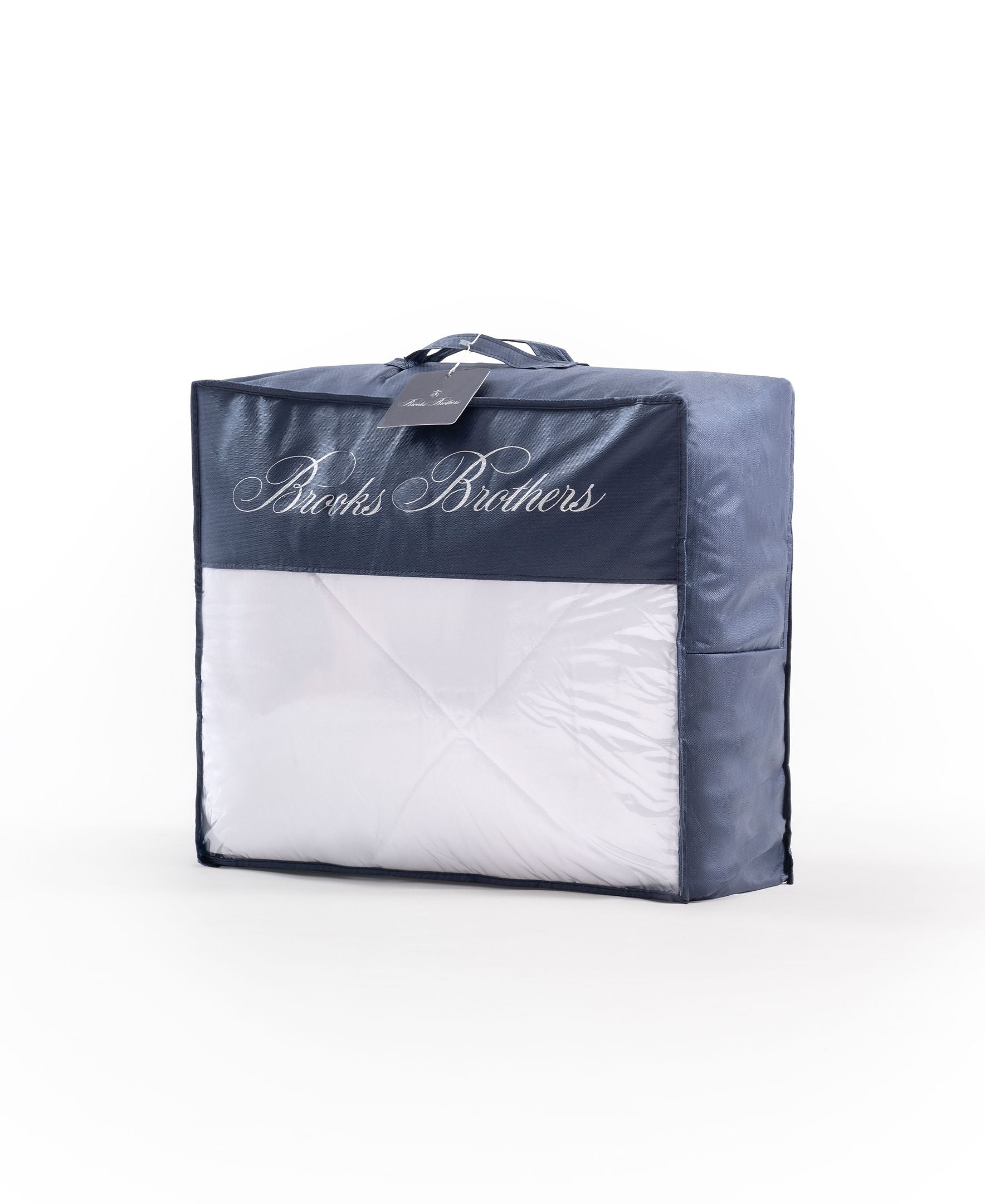  Brooks Brothers Climate Quilt with Microgel Filling - White - Bonton