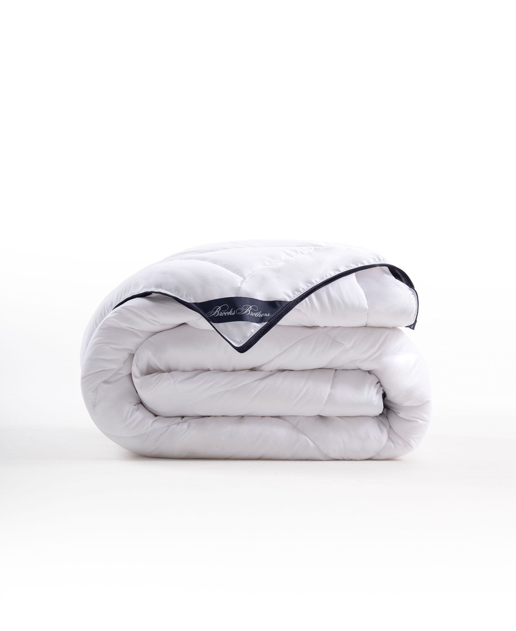  Brooks Brothers Climate Quilt with Microgel Filling - White - Bonton