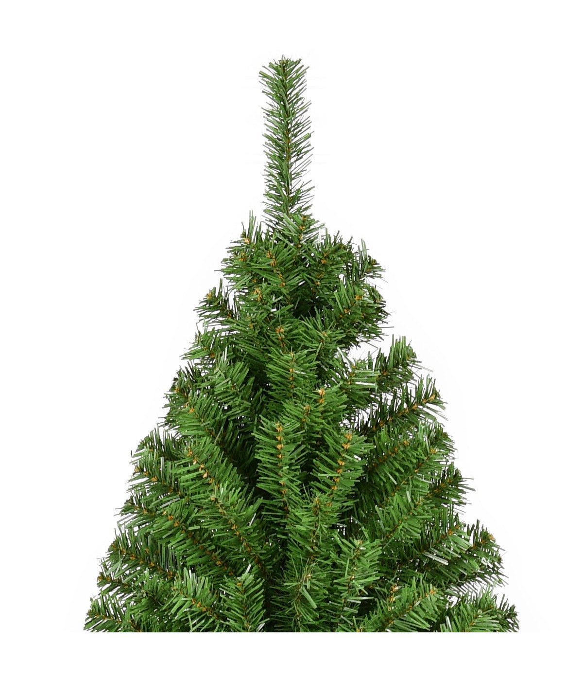  Costway PVC Christmas Tree with Hinged Tips - Green - Bonton