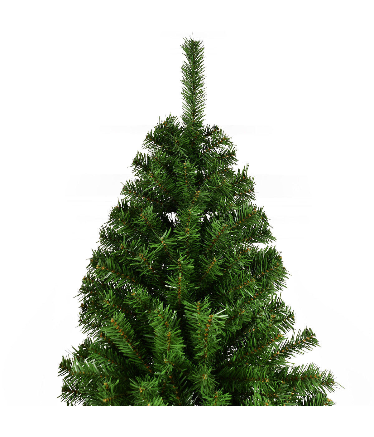  Costway PVC Christmas Tree with Hinged Tips - Green - Bonton